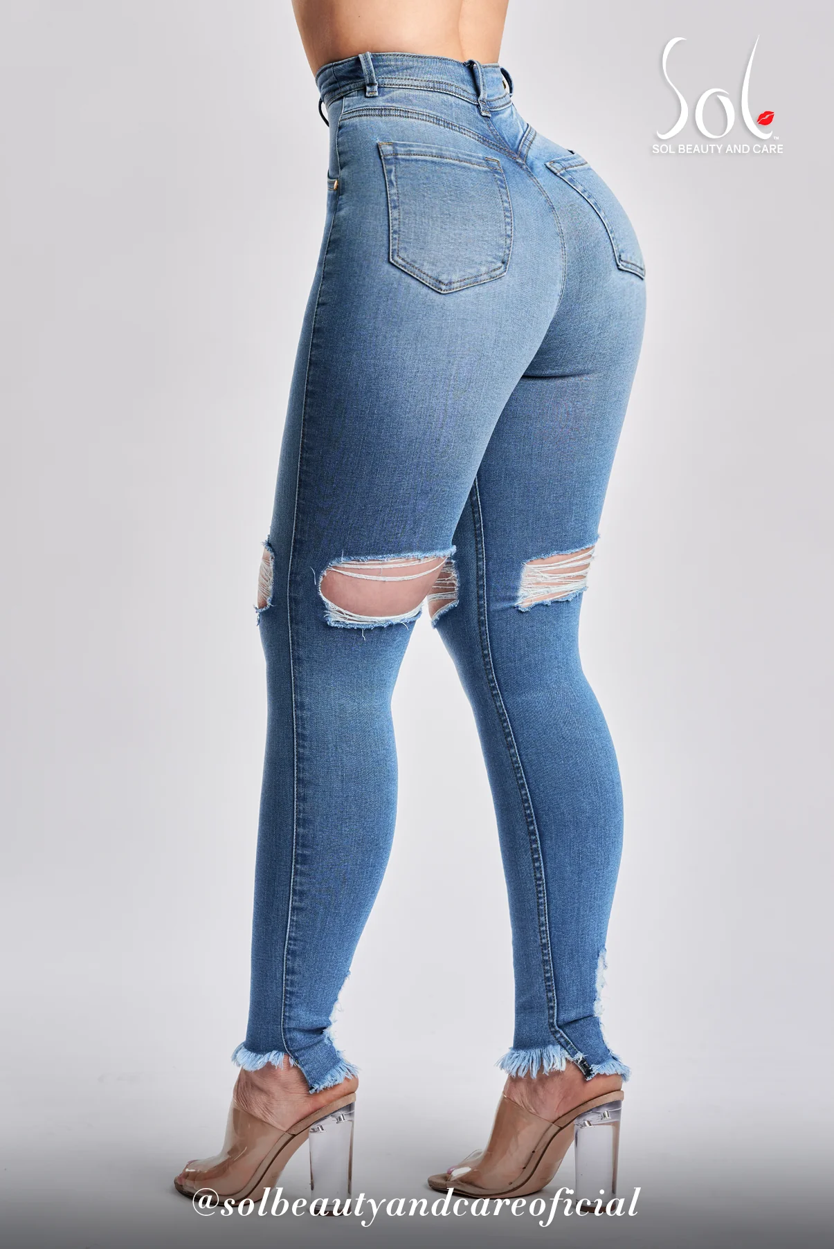 Jeans Capri Blue - Image 3